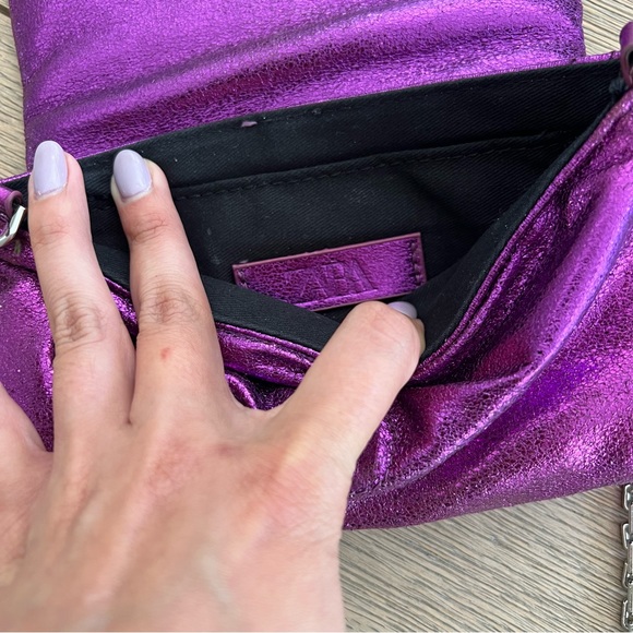 ZARA Shoulder Metallic Bag - Picture 7 of 10